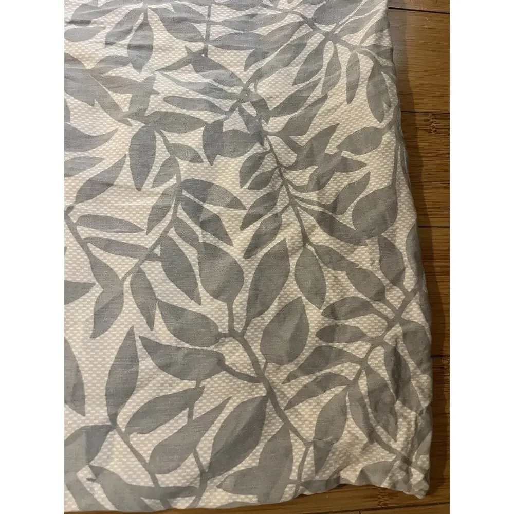 CALVIN KLEIN King Shams Madeira Bamboo Leaf A Pair 100% Combed Cotton